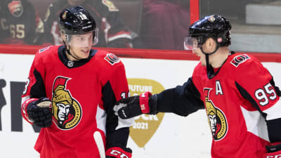 Ryan Dzingel och Matt Duchene i Ottawas tröja.