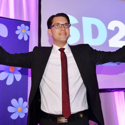 Sverigedemokraternas ordförande Jimmie Åkesson 14.9.2014