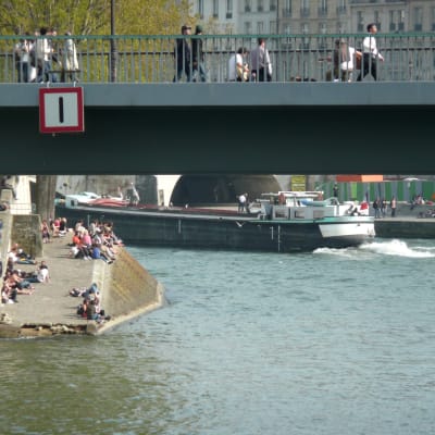 Floden Seine i Paris