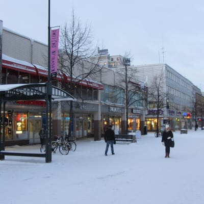 Kouvolan kävelykatu Manski.