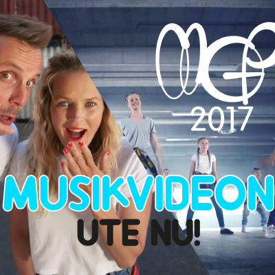 MGP musikvideo: dansare och programledare