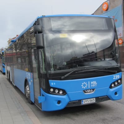 HRT:s buss i Borgå.