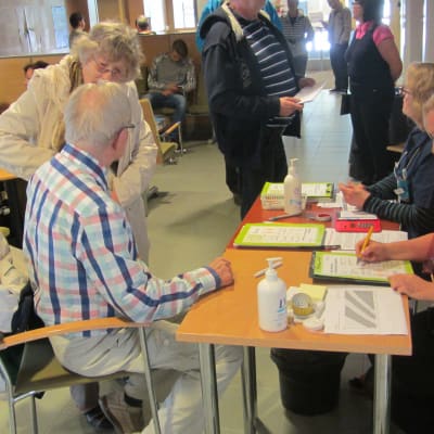Diabetesdag i Västra hälsostationen i Borgå.