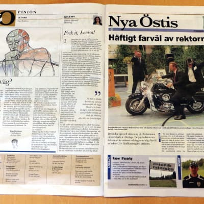 Den ultralokala tidningen Nya Östis utkommer i Lovisatrakten