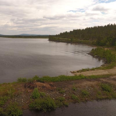 Lokan tekojärvi Sodankylässä