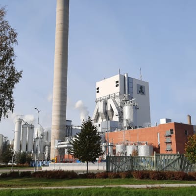 UPM:s fabrik i Jakobstad. 