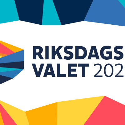 Plansch för riksdagsvalet 2023.