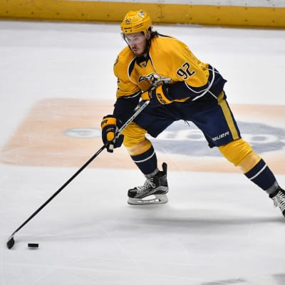Ryan Johansen på isen.