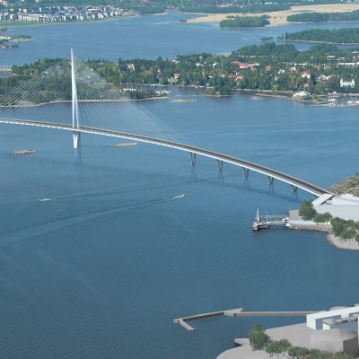 Bro över Kronbergsfjärden (modell)