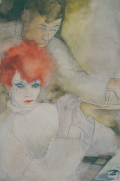 Jeanne Mammen, Die Rothaarige (Den rödhåriga), ca 1928
