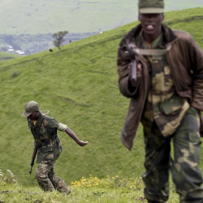 Rebeller i nordöstra Kongo-Kinshasa har dödat minst ett tjugotal FN- och regeringssoldater kring staden beni