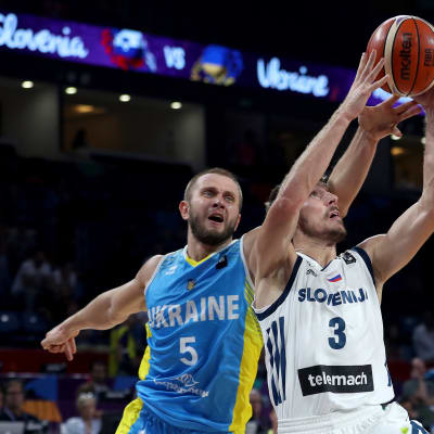Slovenien besegrade Ukraina i EM i basket.