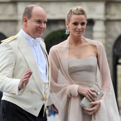 Prins Albert II av Monaco och Charlene Wittstock.