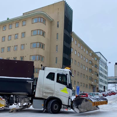 Lumiaura Lahden keskustassa