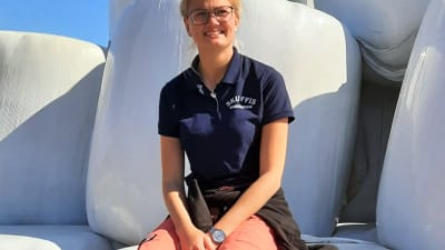 Alexandra Wasström från Snappertunda, nyutexaminerad agrolog 2022. 