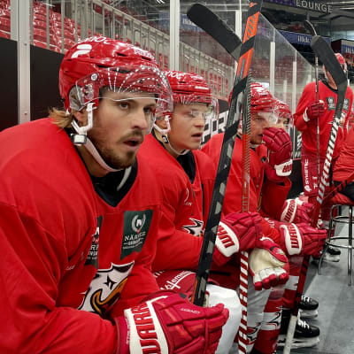 Vaasan sport jäähallilla harjoituksissa