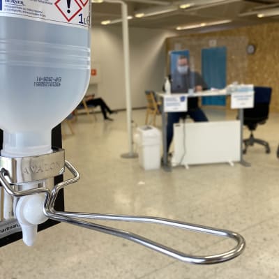 Kuvassa Soiten rokotuskeskus Kokkolassa