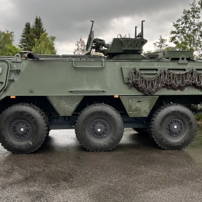 Patria 6x6 pansarfordon.