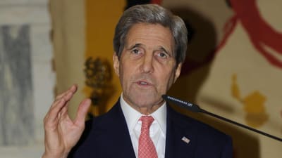John Kerry i Rom den 13 december 2015.