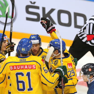 Sverige slog Finland i ishockey i Channel One Cup i Moskva 2016.