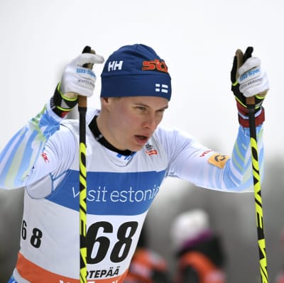 Matti Heikkinen skidar, februari 2017.