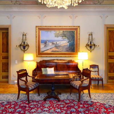 Festsalen i Landshövdingsresidenset i Vasa.