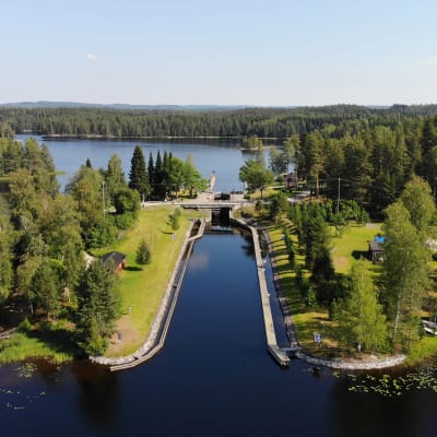 Kerma kanal i Heinävesi. 