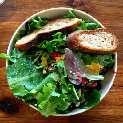 En vegarisk sallad