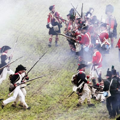 Rekonstruktion av slaget vid Waterloo