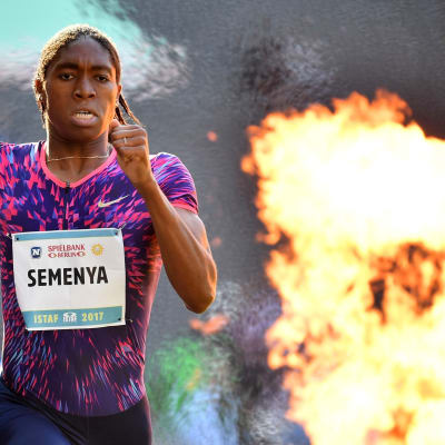 Caster Semenya springer världsrekord på 600 meter, Berlin 2017.