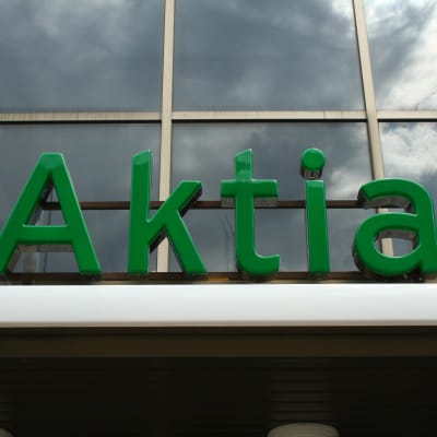 Aktias skylt i Lovisa