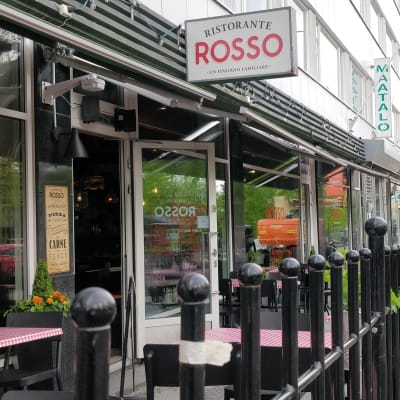 Kirkkopuiston Rosso-ravintola Jyväskylässä.