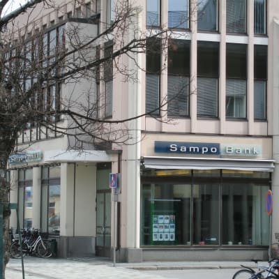 Sampo Banks kontor vid gågatan i Jakobstad stängs 29 juni