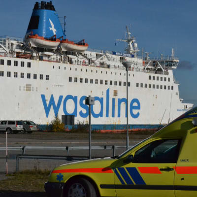 Räddningsövning ombord på Wasa Express