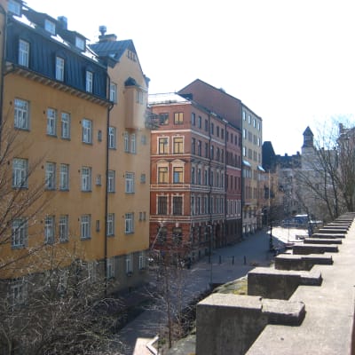 Hus i Kronohagen i Helsingfors.