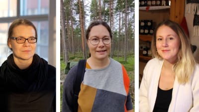 ulrika ferm, sandra kantanen, Frida Andersson
