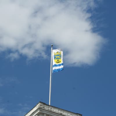 Lovisa stads flagga