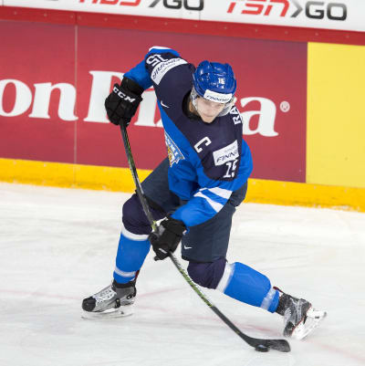 Mikko Rantanen tog JVM-guld med Finland i vintras.