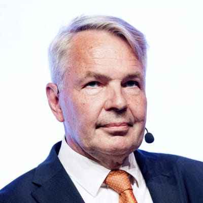 Pekka Haavisto den 16 augusti 2023 under evenemanget Talk Helsinki.