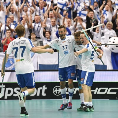 Finland är regerande världsmästare efter 6–3-finalsegern mot Sverige i Prag 2018.