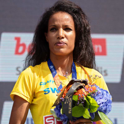 Meraf Bahta vann EM-brons på 10 000 meter i Berlin.