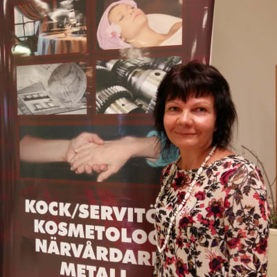 Enhetschef Susanne Karlsson vid Axxell i Pargas.