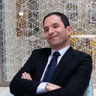 Porträtt på Benoit Hamon