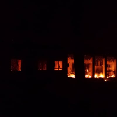 Bombat sjukhus i Kunduz.