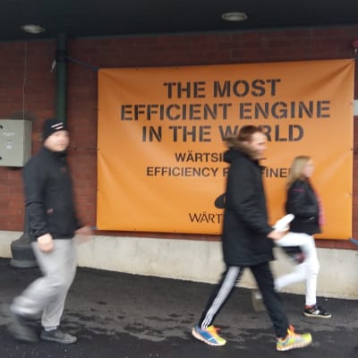 Utmarsch från Wärtsilä i Vasa