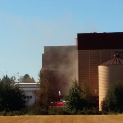 Brand vid maltfabriken i Laihela 13.9.2016
