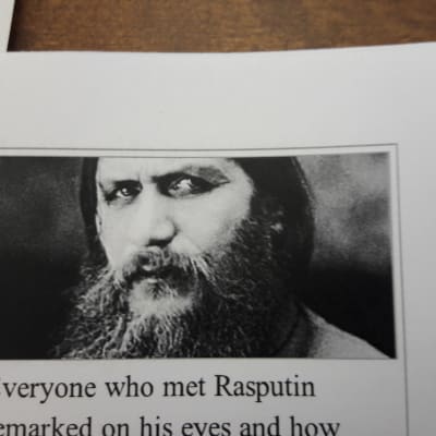 Rasputins brännande svarta blick