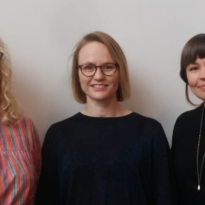 Ida Fellman, Maria Grundvall och Saara Fernström.