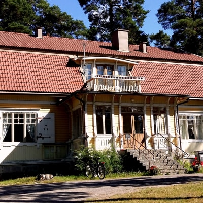 Biblioteket i Bromarv.