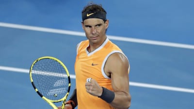 Spaniens Rafael Nadal är semifinalklar i Melbourne
